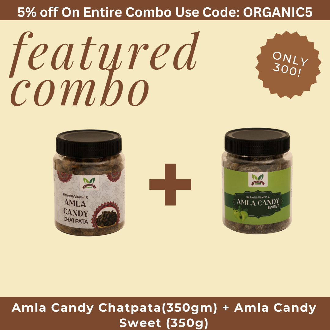 Amla Candy Chatpata(350gm) + Amla Candy Sweet (350g)