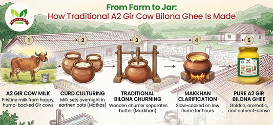 From Farm to Jar: How Traditional A2 Gir Cow Bilona Ghee Is Made in 2026
