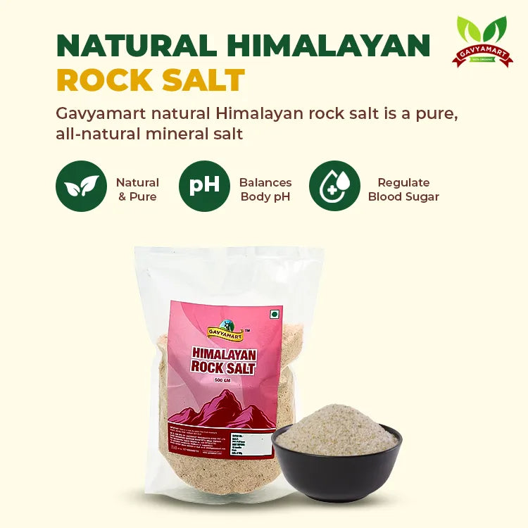 Gavyamart Himalayan Rock Salt (Sendha Namak)