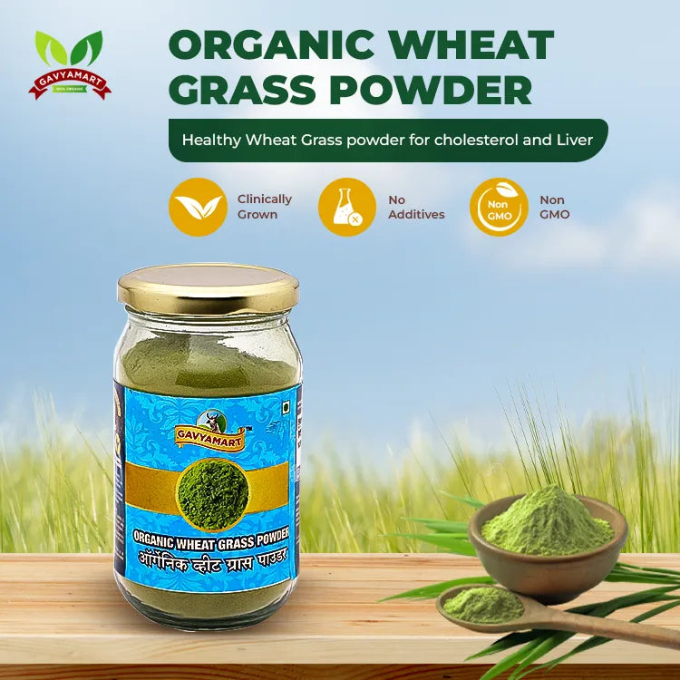 Gavyamart Organic Wheatgrass Powder 100g