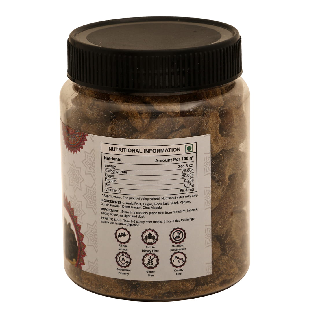 100 % Natural Amla Candy - 350 GM