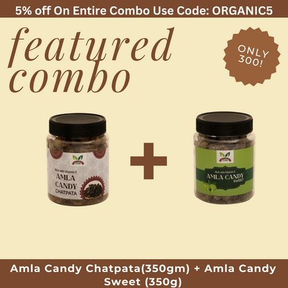 Amla Candy Chatpata(350gm) + Amla Candy Sweet (350g)