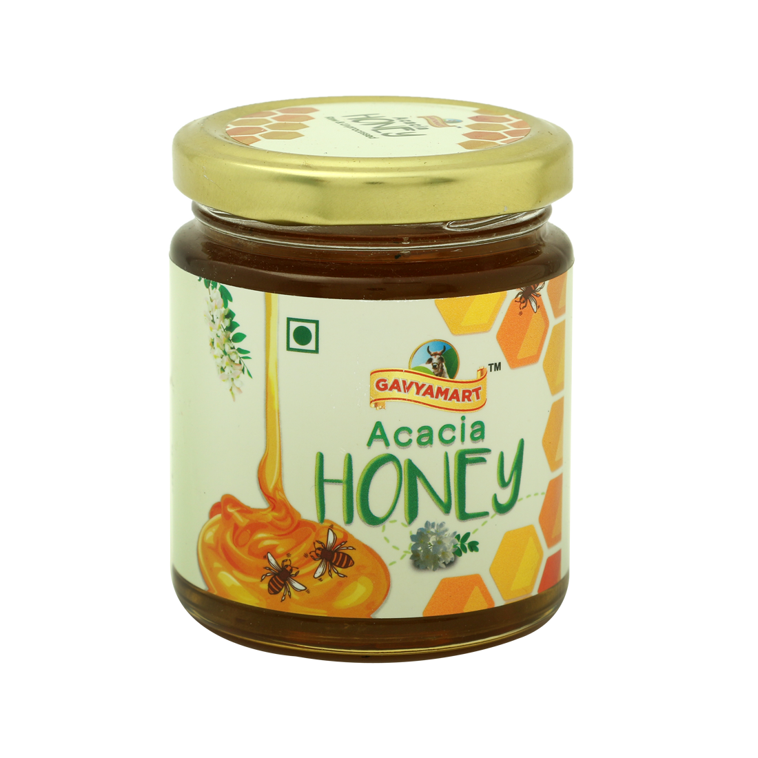 Gavyamart Unprocessed Acacia Raw Honey