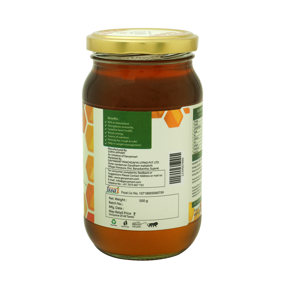 Gavyamart Unprocessed Acacia Raw Honey