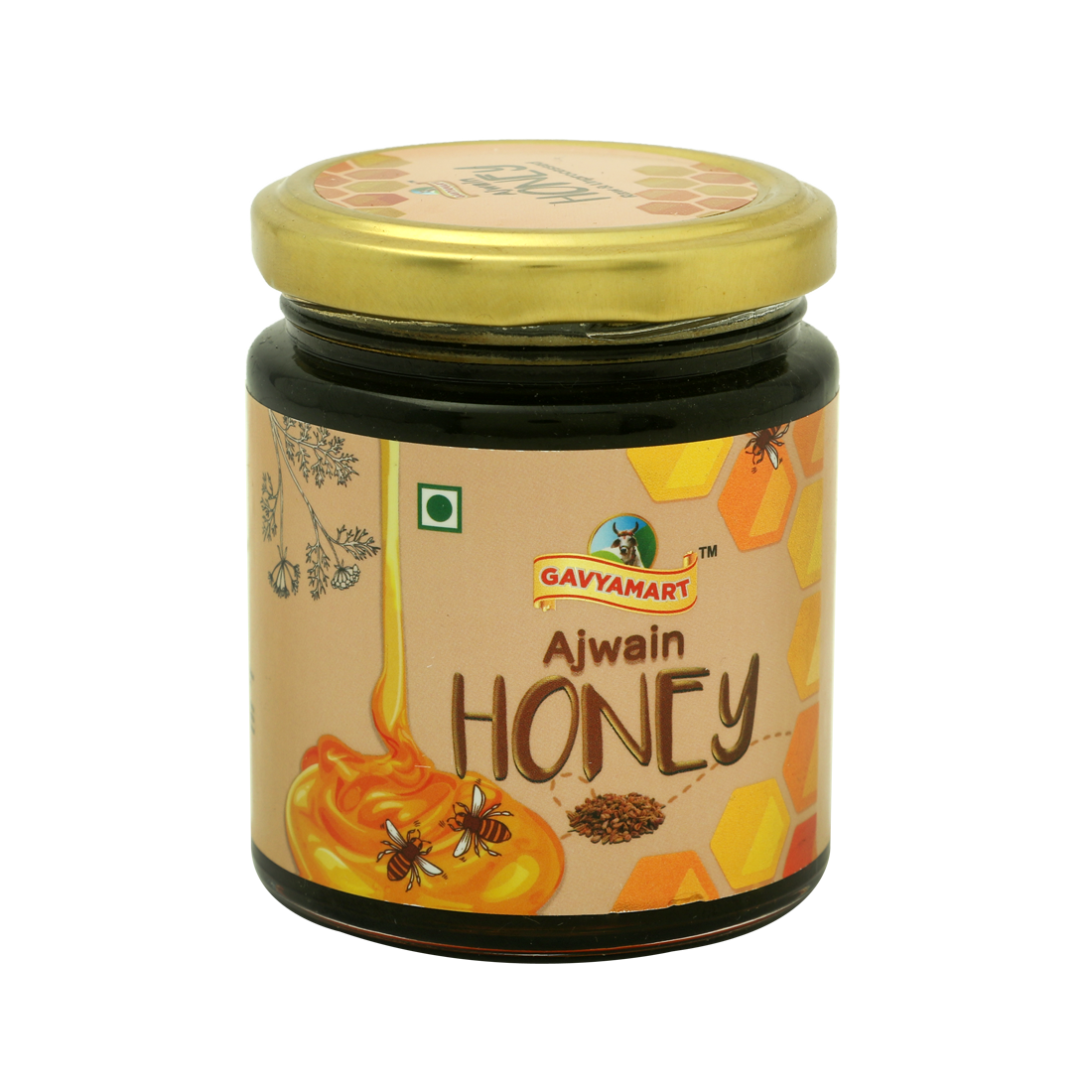 Gavyamart Ajwain honey Raw and Unprocessed