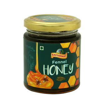 Gavyamart Raw Fennel Honey (Saunf Shahad) - Unprocessed