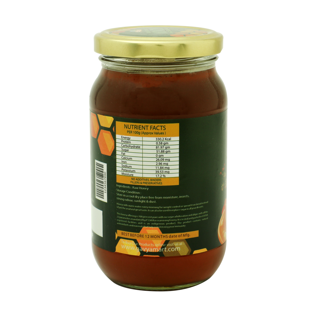 Organic Pure Wild Forest Honey Raw and Unprocessed