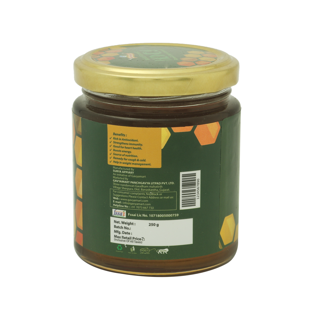 Organic Pure Wild Forest Honey Raw and Unprocessed