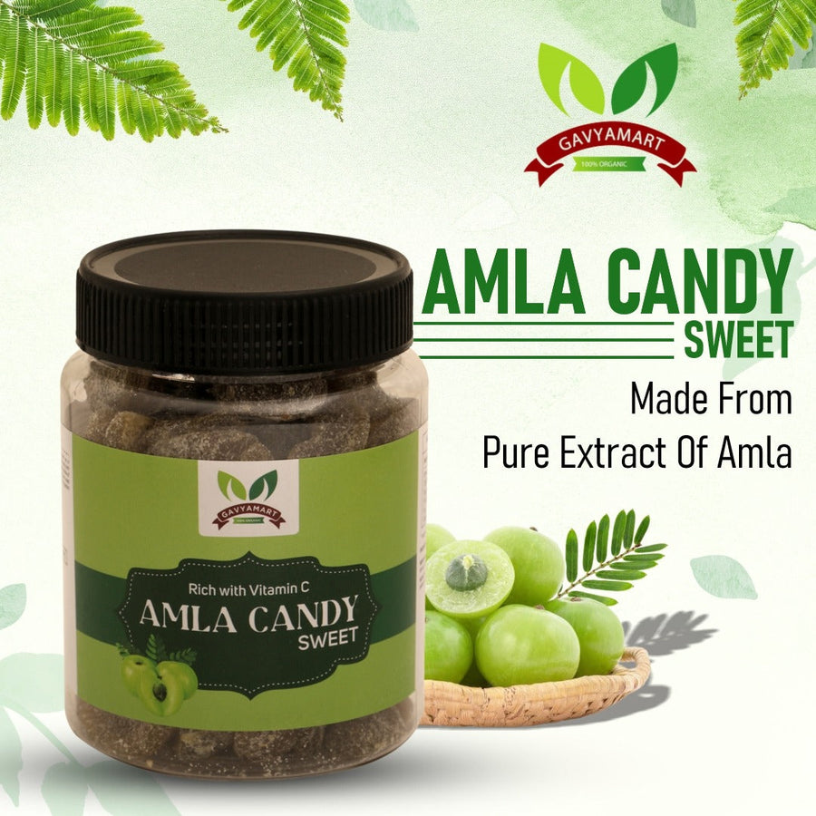 Gavyamart Premium Sweet Amla Candy (Dried Amla) 350g