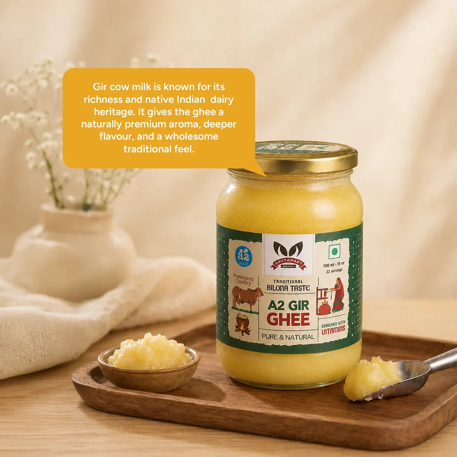 Gavyamart A2 Gir Cow Bilona Ghee (Desi Cow Ghee)