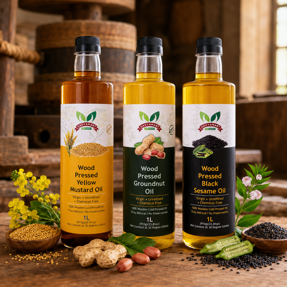 Woodpressed Oil